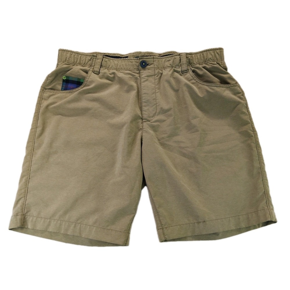 William Murray Shorts Mens 36 Brown Chino Straight 36x9 Performance Golf Casual